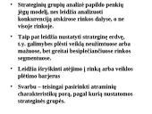 Strateginių grupių analizė 11 puslapis