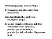 Strateginių grupių analizė 5 puslapis