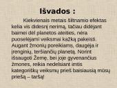 Šiltnamio efektas. Dujos griaunančios gamtos pusiausvyrą 15 puslapis