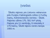 Šilutės rajono esamos padėties apžvalga ir rekreacijos vystymo galimybės 2 puslapis