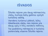 Šilutės rajono esamos padėties apžvalga ir rekreacijos vystymo galimybės 14 puslapis