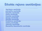 Šilutės rajono esamos padėties apžvalga ir rekreacijos vystymo galimybės 3 puslapis