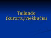 Tailando kurortų viešbučiai