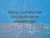 Tarptautinių rinkų pasirinkimas plečiant veiklą 19 puslapis