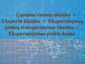 Tarptautinių rinkų pasirinkimas plečiant veiklą 20 puslapis