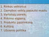 Tarptautinių rinkų pasirinkimas plečiant veiklą 3 puslapis