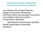 Teisinis informacijos sklaidos reglamentavimas 18 puslapis