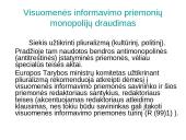 Teisinis informacijos sklaidos reglamentavimas 19 puslapis