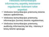 Teisinis informacijos sklaidos reglamentavimas 3 puslapis