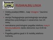 Telefoninių pagalbos linijų veikla Lietuvoje 11 puslapis
