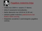 Telefoninių pagalbos linijų veikla Lietuvoje 15 puslapis