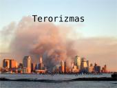 Terorizmas, terorizmo rūšys