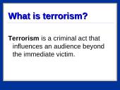 The danger of terrorism around the world 2 puslapis