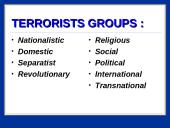 The danger of terrorism around the world 5 puslapis