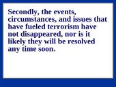 The danger of terrorism around the world 9 puslapis