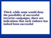 The danger of terrorism around the world 10 puslapis