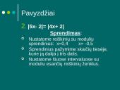 Tiesinių lygčių su moduliu sprendimas 8 puslapis