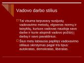 Vadovas ir jo vadovavimo funkcijos 11 puslapis
