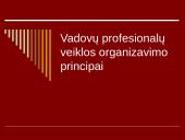 Vadovas ir jo vadovavimo funkcijos 8 puslapis