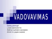 Susipažinimas su vadovavimo esme