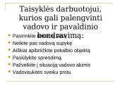 Vadovo ir pavaldinio bendravimas 13 puslapis