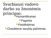 Vadovo ir pavaldinio bendravimas 15 puslapis