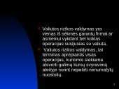 Valiutinės rizikos valdymas 5 puslapis