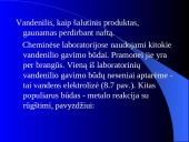 Vandenilio kilmė, izotopai, paplitimas, gavimas, junginiai bei pritaikymas 12 puslapis