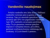 Vandenilio kilmė, izotopai, paplitimas, gavimas, junginiai bei pritaikymas 15 puslapis