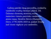 Vandenilio kilmė, izotopai, paplitimas, gavimas, junginiai bei pritaikymas 10 puslapis