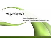 Vegetarinė mityba ir vegetarizmas