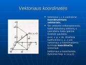 Vektoriai erdvėje. Koordinačių metodas erdvėje 8 puslapis