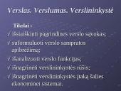 Verslas. Verslumas. Verslininkystė 2 puslapis