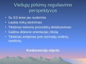 Viešųjų pirkimų reguliavimas – perspektyvos ir poreikiai 7 puslapis