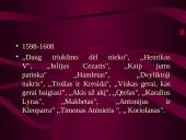 Viljamas Šekspyras (skaidrės) 10 puslapis