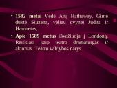 Viljamas Šekspyras (skaidrės) 3 puslapis