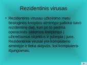 Kompiuterinių virusų grėsmė 14 puslapis