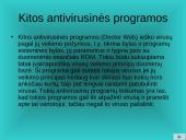 Kompiuterinių virusų grėsmė 19 puslapis