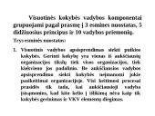 Visuotinės kokybės vadybos komponentai 2 puslapis
