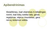Informacija apie vitaminą A 10 puslapis