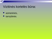 Vizitinės kortelės esmė ir istorija 4 puslapis