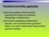 Vizitinės kortelės esmė ir istorija 9 puslapis