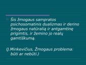 Žmogaus prigimties ir esmės problema 17 puslapis