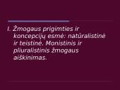 Žmogaus prigimties ir esmės problema 3 puslapis