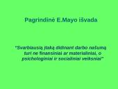 Žmogiškųjų santykių mokykla 9 puslapis