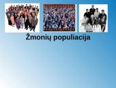 Žmonių populiacija