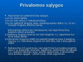 Algoritminės veiksmų sekos 8 puslapis