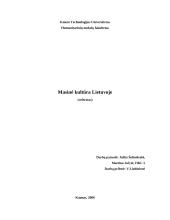 Masinė kultūra Lietuvoje