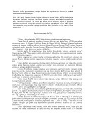 Trumpai apie NATO istoriją, jos veiklą 3 puslapis