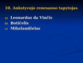 Dailės prezentacija-testas 11 puslapis